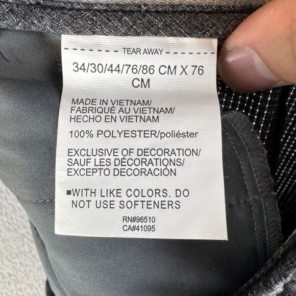 Under Armour Pants Mens 34x30 Grey‎ Golf Flat Front Casual Performance Showdown - Picture 10 of 11